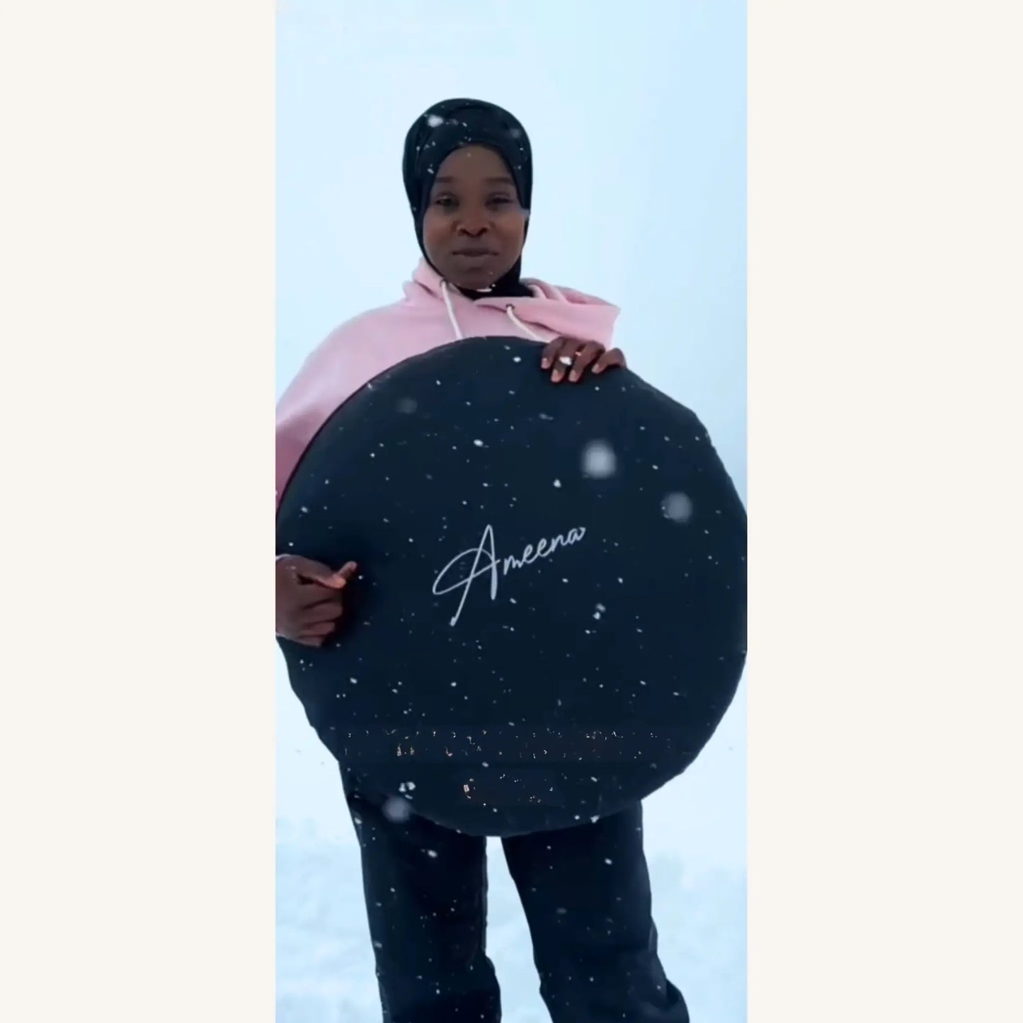 Tente de prière nomade AMEENA installation 10 secondes tissu opaque compact — boutique islamique française