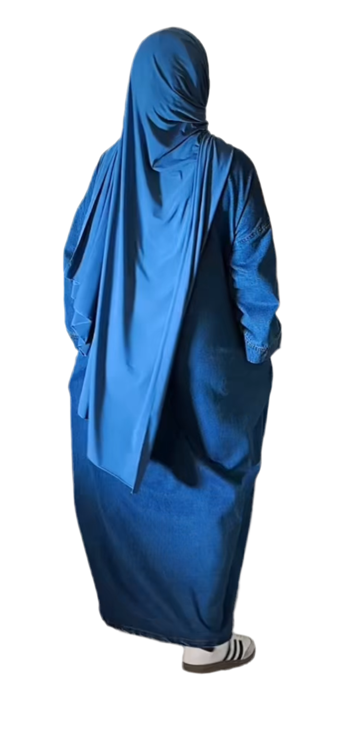 ABAYA EN JEAN 100% COTON