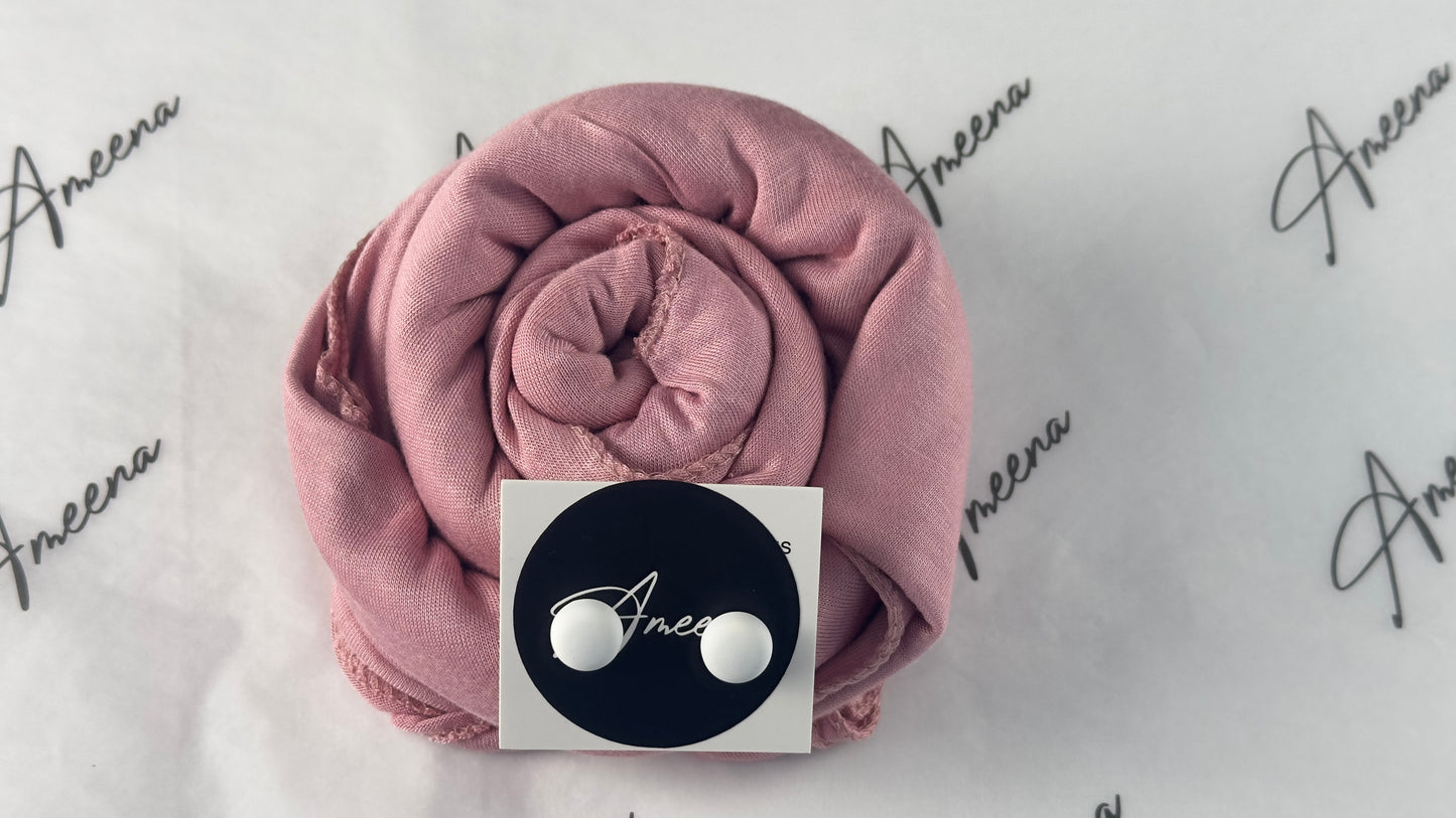 Hijab Jersey Premium Rose