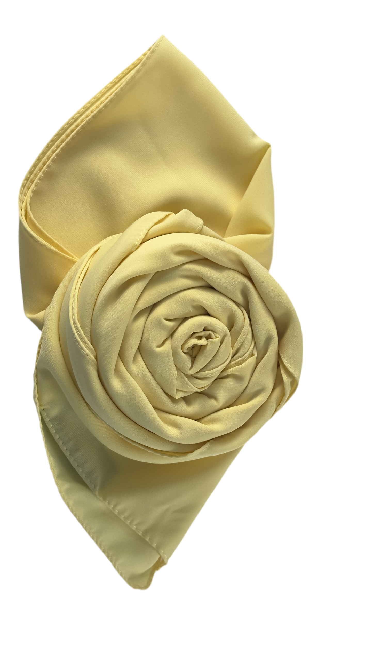 Hijab soie de medine jaune