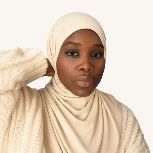 Hijab jersey khimar — Voile long & couverture complète | AMEENA