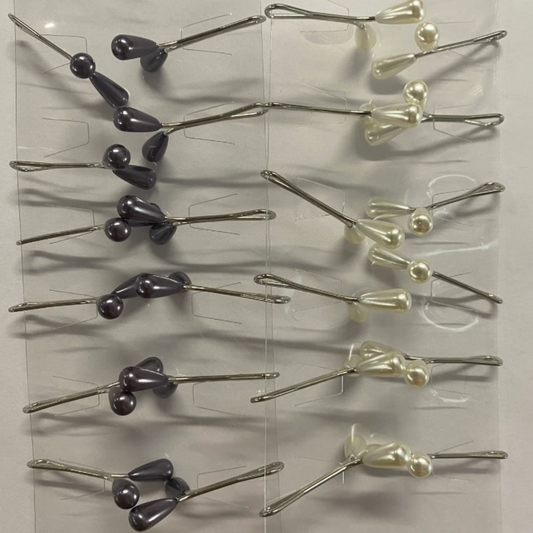 ATTACHES ANTI-TROU DORÉES-LOT DE 12
