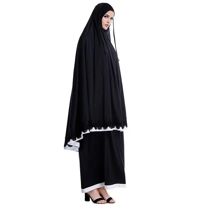 Ensemble malaisien Noir AMEENA