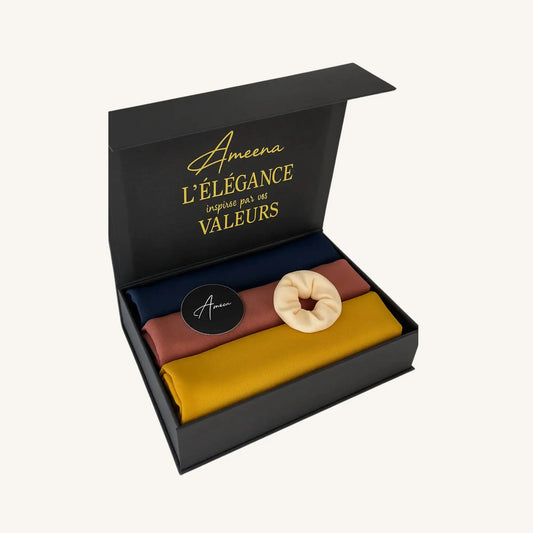 Hijab Box Classique — 3 foulards essentiels | AMEENA