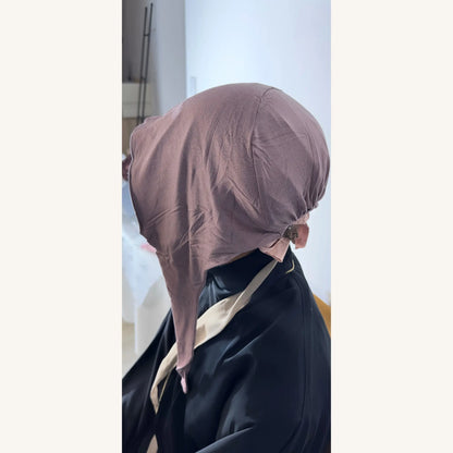 Sous-hijab tube base confort voile tissu doux non irritant — AMEENA boutique islamique