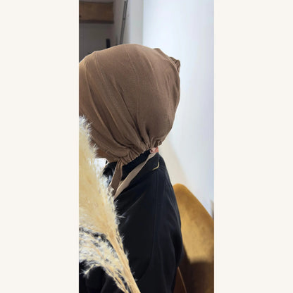 Sous-hijab tube base confort voile tissu doux non irritant — AMEENA boutique islamique