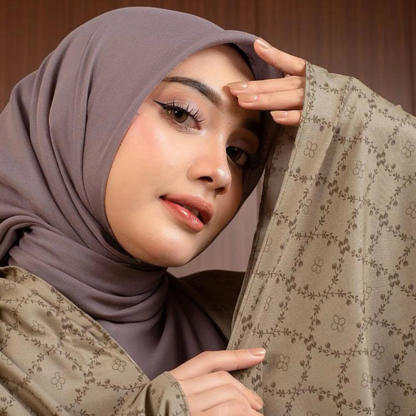 Mukena ensemble prière indonésien Batik traditionnel léger respirant — AMEENA boutique islamique