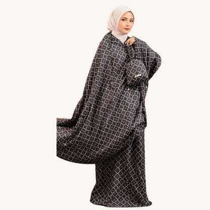 Ensemble de prière indonésien Batik — Mukena traditionnelle | AMEENA