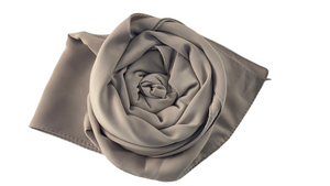 Hijab soie de médine gris
