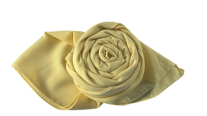 Hijab soie de medine jaune