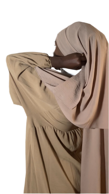 Hijab jazz Premium beige