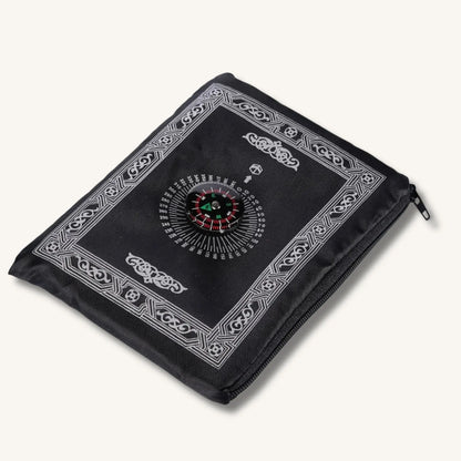 Tapis prière de poche pliable compact pochette voyage — AMEENA boutique islamique française