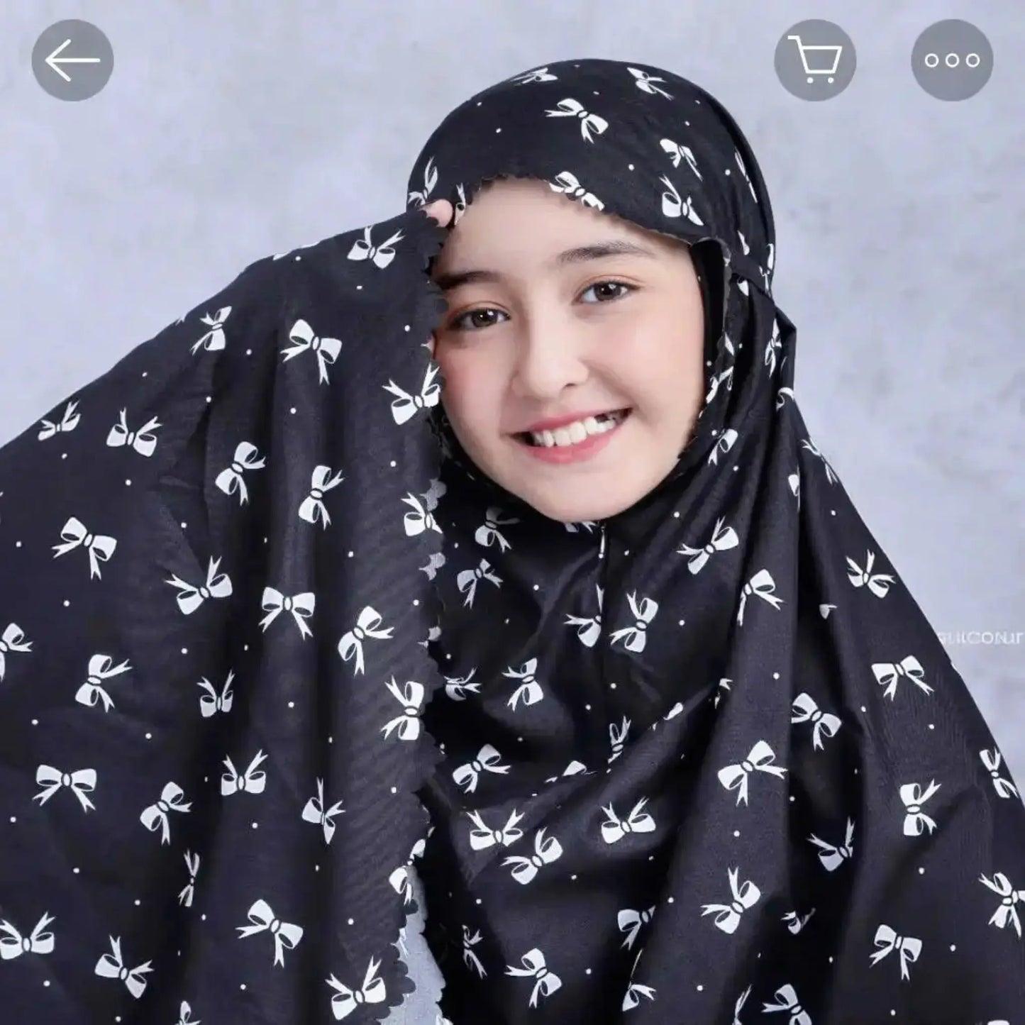Mukena ANAK ensemble prière enfant fillette tissu doux — AMEENA boutique islamique française