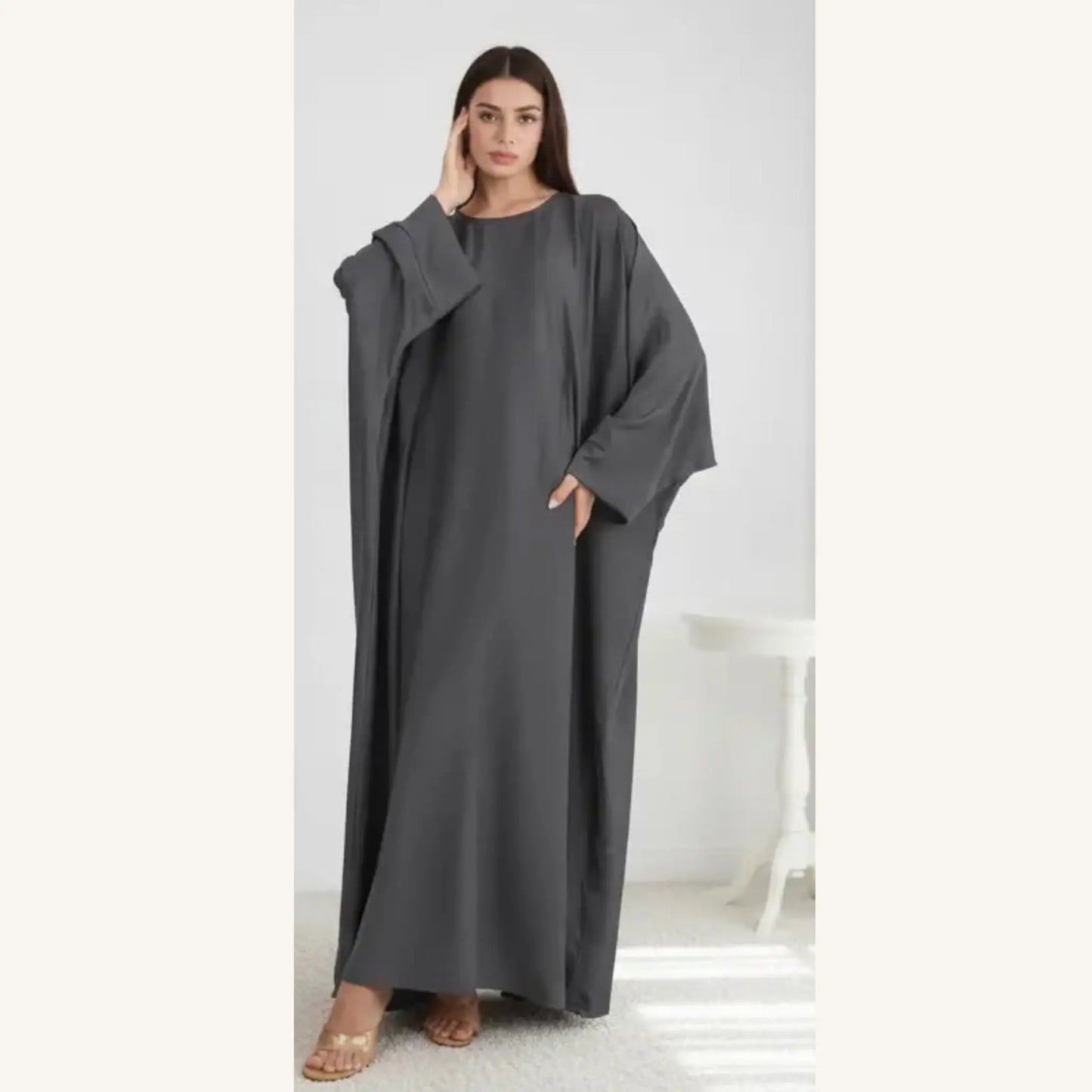 Robe oversize modest fashion ample confortable tissu fluide — AMEENA
