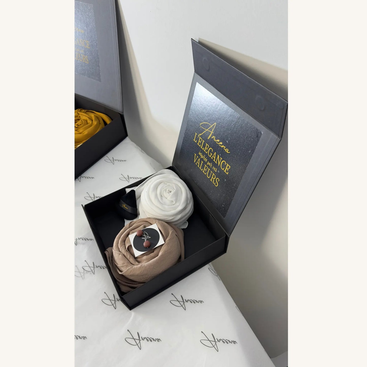 Hijab Box Élégance soies Médine coffret cadeau islamique — AMEENA boutique islamique