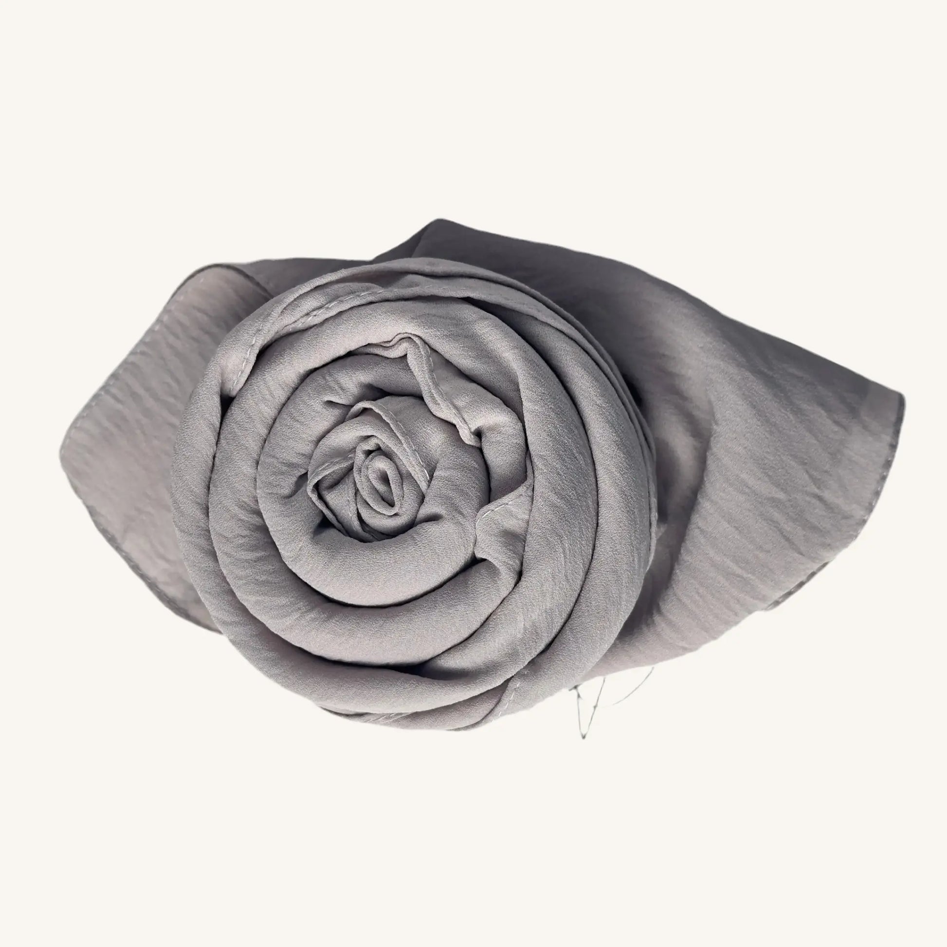 Hijab jazz premium gris foulard aérien respirant léger — AMEENA boutique islamique