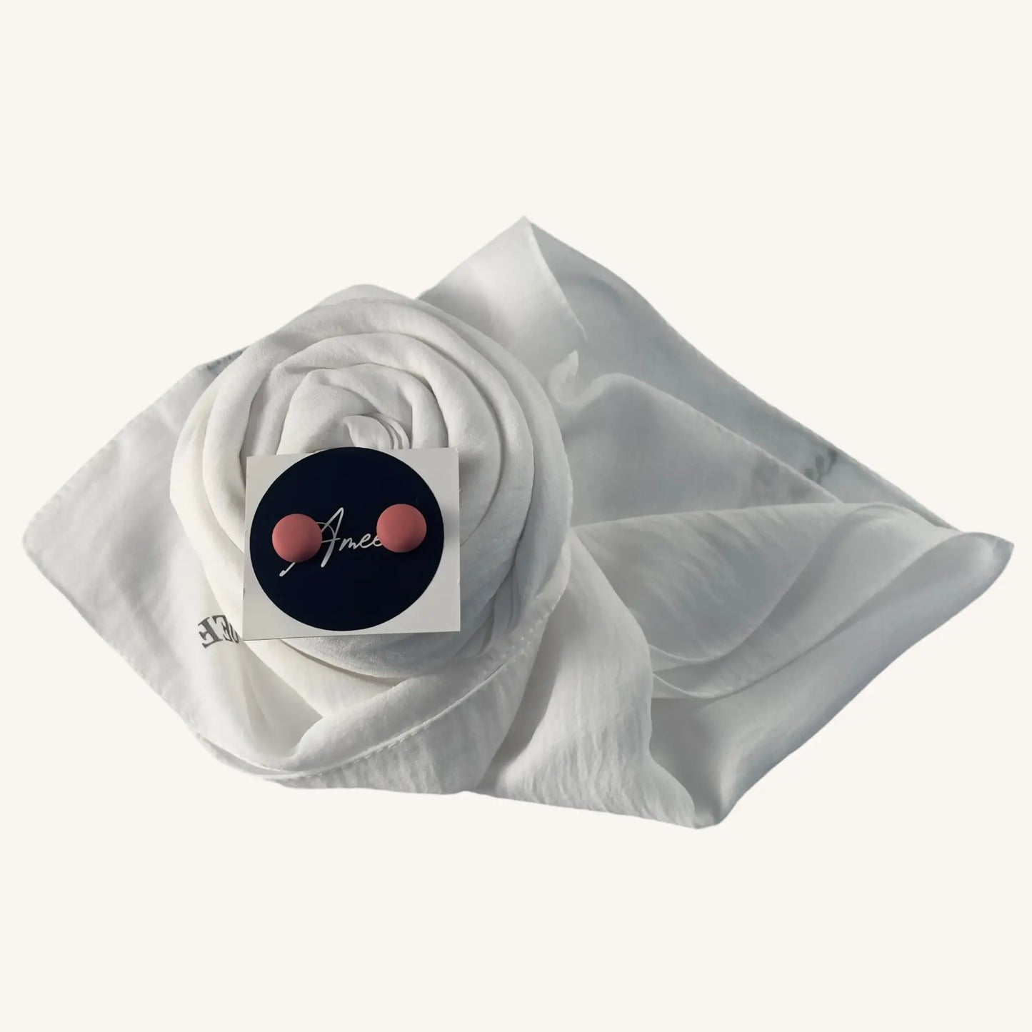 Attache hijab magnétique double aimant puissant fixation instantanée — AMEENA boutique islamique