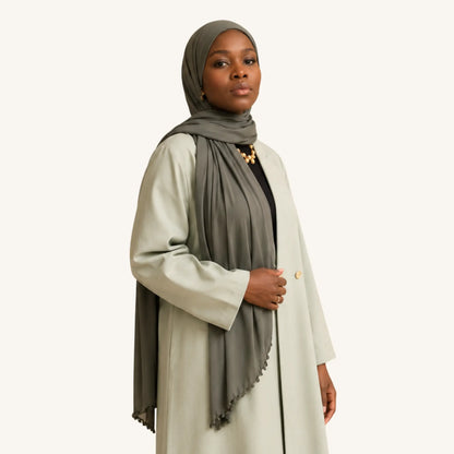 Hijab jersey premium frisé — Texture unique & maintien | AMEENA