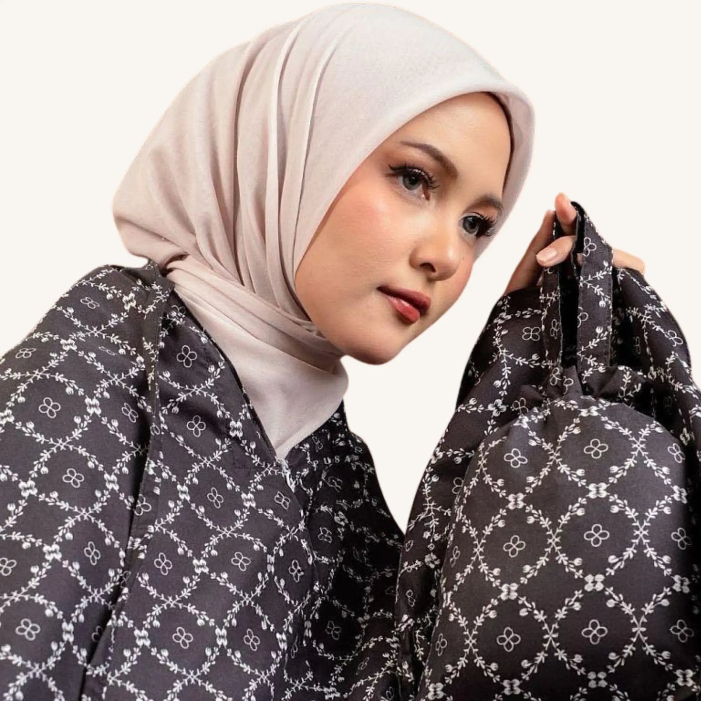 Ensemble de prière indonésien Batik — Mukena traditionnelle | AMEENA