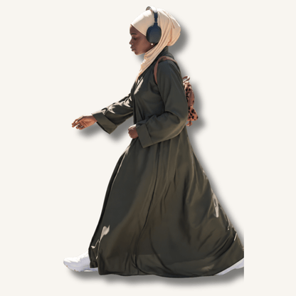 Abaya Essential — Coupe fluide intemporelle | AMEENA