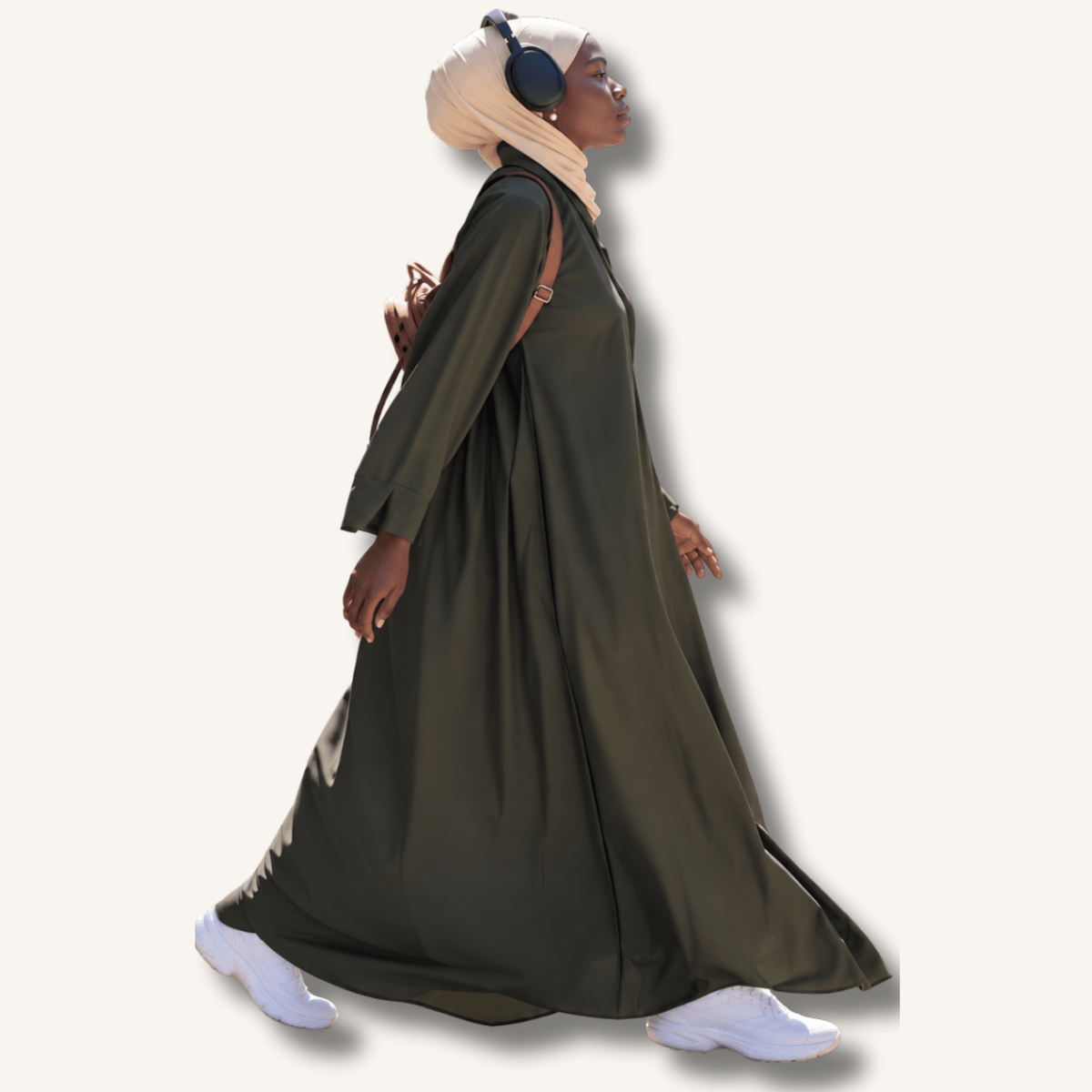 Abaya Essential — Coupe fluide intemporelle | AMEENA