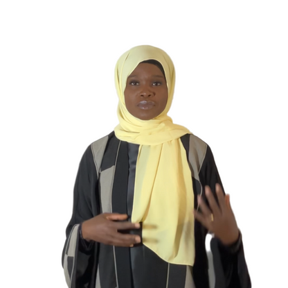 Hijab soie de medine jaune SEDEF