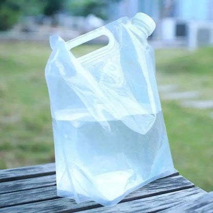 Poche eau ablutions 5L pliable robinet voyage Omra — AMEENA boutique islamique française